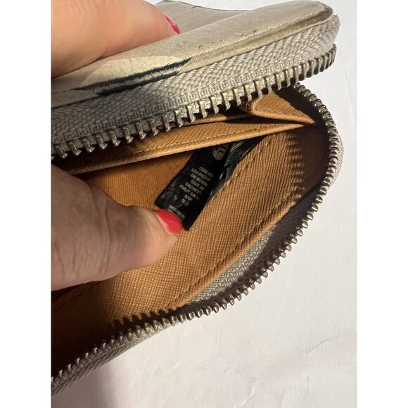 FOSSIL Issue No 1954 Wallet Women's Vintage Genuine Leather Full Zipper Clutch - Picture 15 of 16